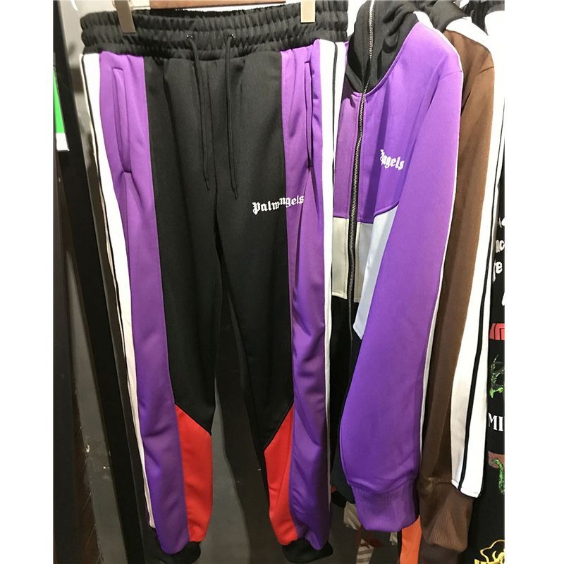 palm angels sweatpants purple
