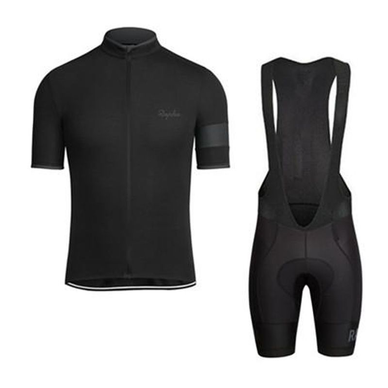 mens black cycling jersey