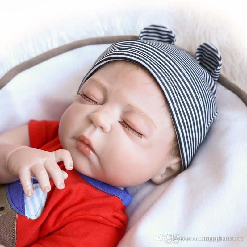 Compre 23 Pulgadas / 57 Cm Cuerpo De Silicona Completo Bebés Recién Nacidos Muñecos Durmiendo Baño De Niñas Realistas Vinilo Real Bebe Brinquedos Reborn Bonecas A 59,53 € Del Zhang3344 | DHgate.Com