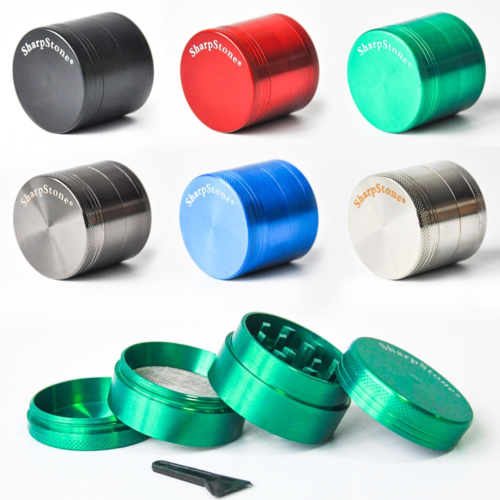 2021 Herb Grinder 40mm 4 Layers Tobacco Metal Grinders Zinc Alloy Dry