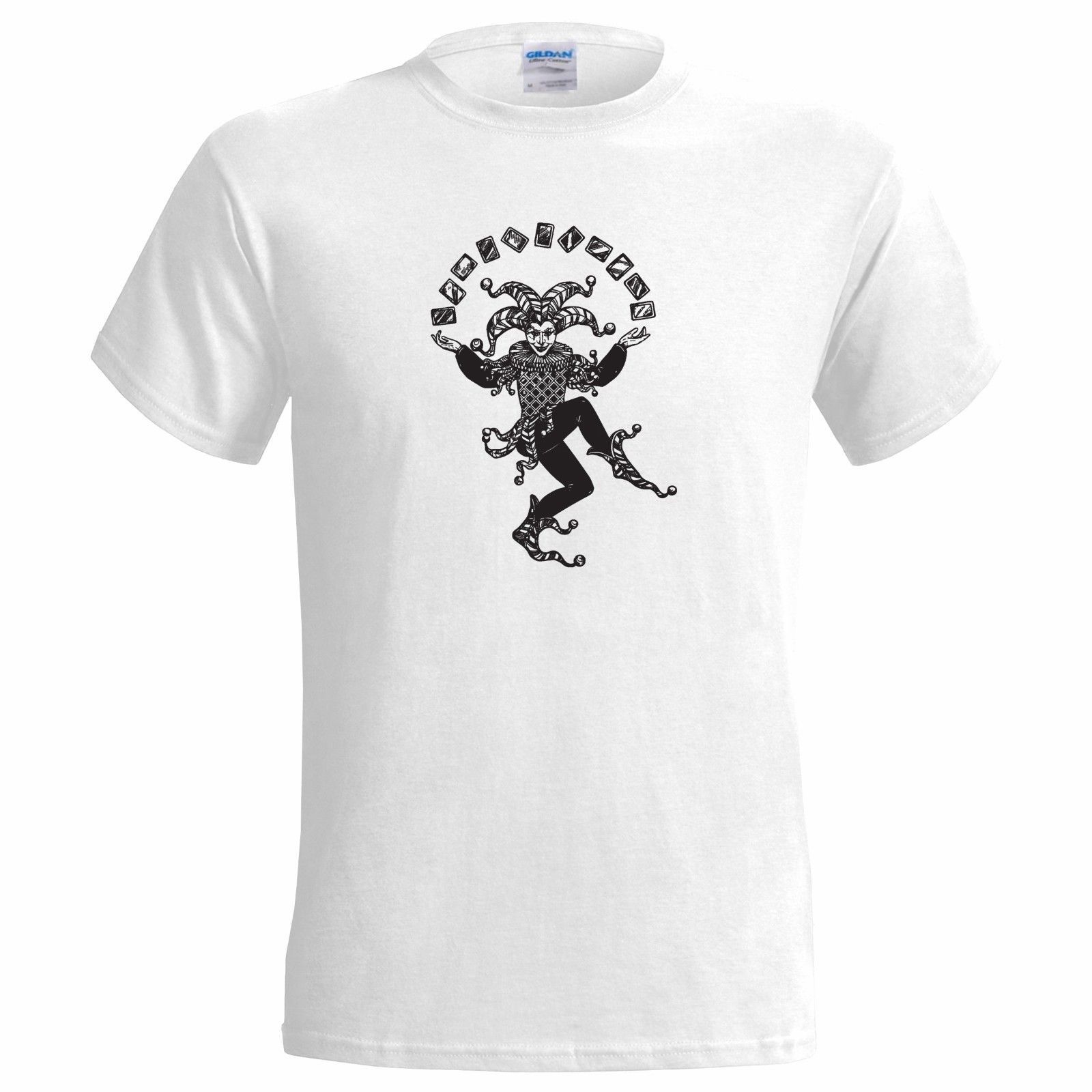 Joker Card Juggler MENS T SHIRT Jester Magic Tarot Poker Playing Cards Deck  Of Colour Jersey Print T Shirt From Qqq614445917, $16.24 | DHgate.Com
