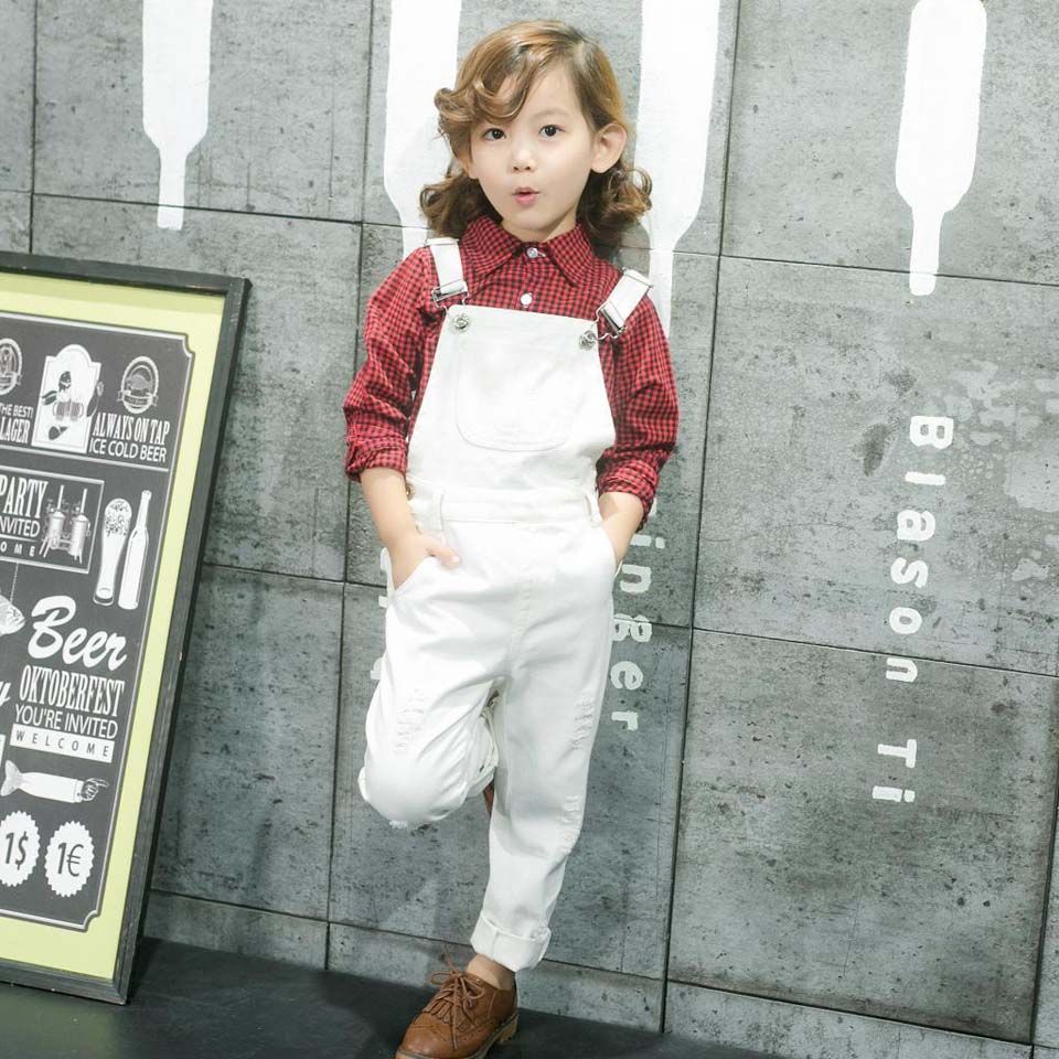 boys cotton dungarees