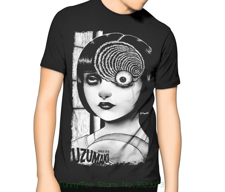 Uzumaki Junji Ito Japanese Horror Manga Men 039 S T Shirt S 5xl Awesome T Shirts For Guys Cool Tee Shirt Designs From Aaa888teesstore 9 32 Dhgate Com