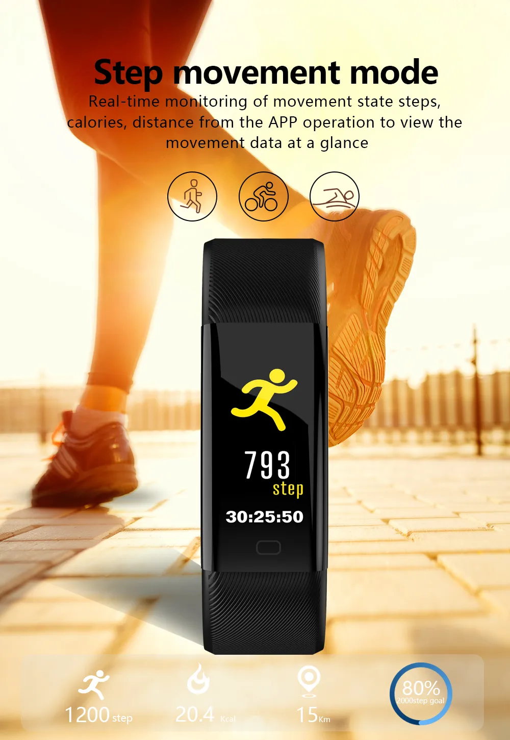 Approvisionnement En Gros Bluetooth Smart Band F07 Plus Écran OLED