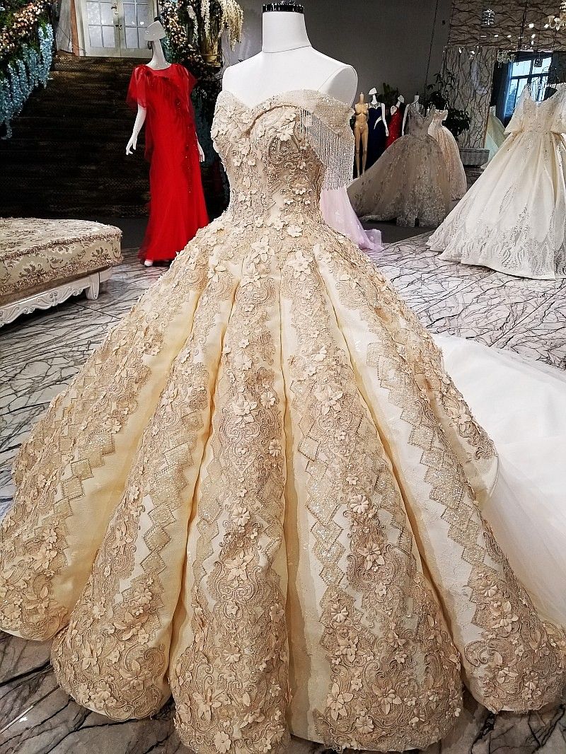 champagne colored quinceanera dresses