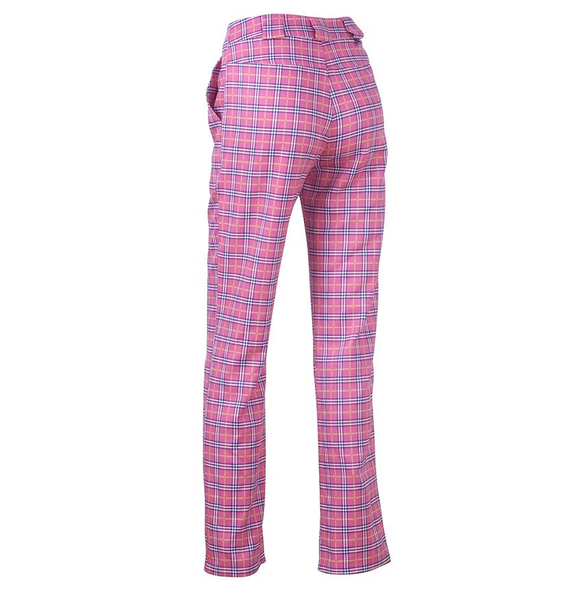 pink checkered pants