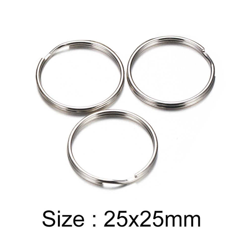 Stainless steel and brass  Lots of 25 Split rings