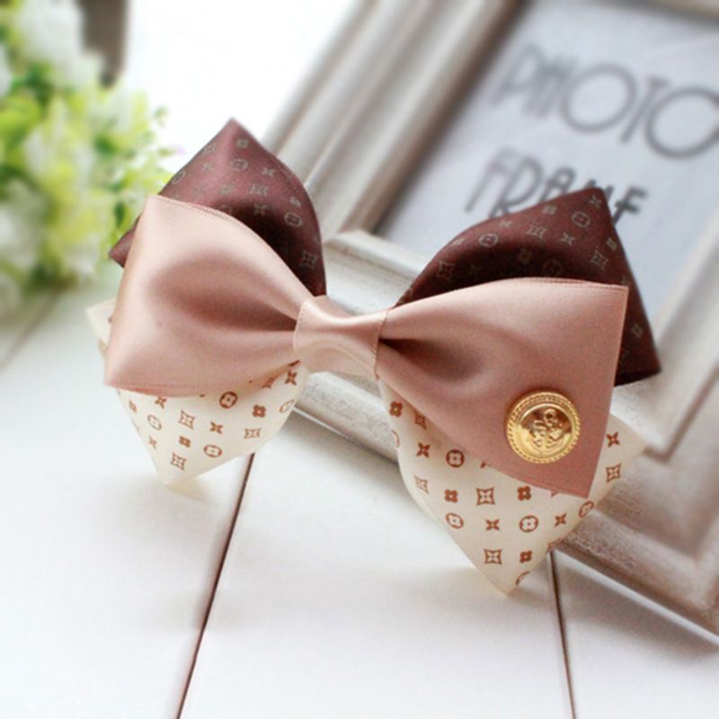 Forwell Handmade Bow Hairpins Wedding Hair Accessories Tiara
