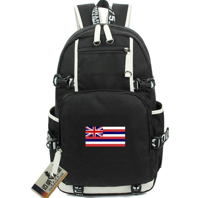 Hawaii Backpack Nice Islands State Flag Daypack America Schoolbag USA