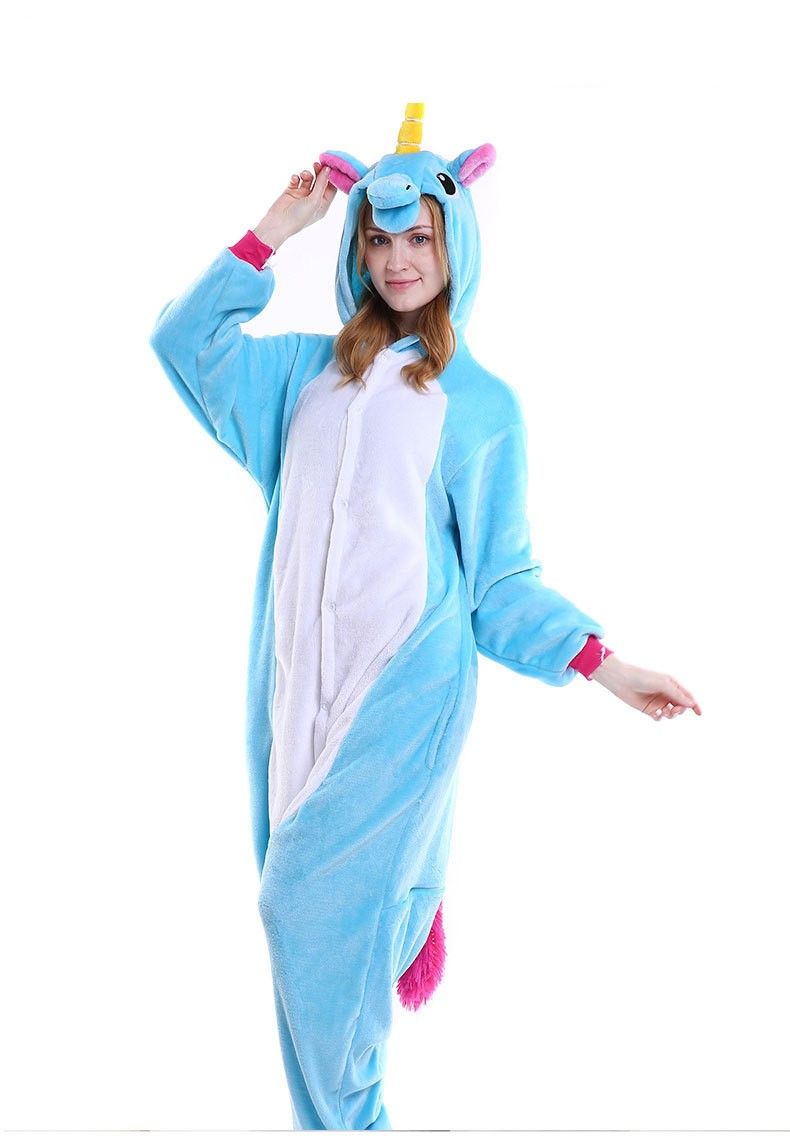 Unisex Adult Pajamas Kigurumi Anime Cosplay Costume Animal Onesi1 Sleepwear Hot