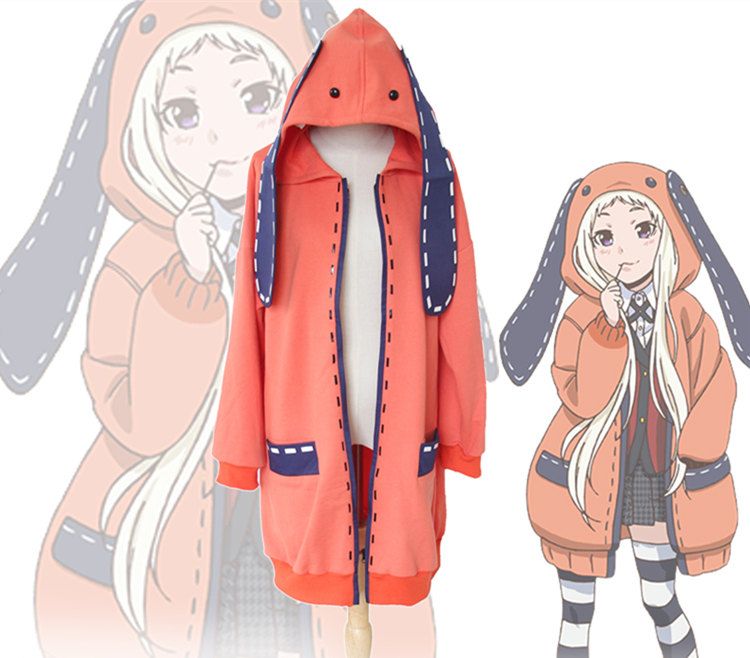 kakegurui girl with dog moletom com capuz