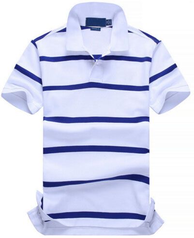 NEW MENS POLO SHIRT STRIPED SHORT SLEEVE CASUAL WORK T SHIRT TOP SIZE S 2XL