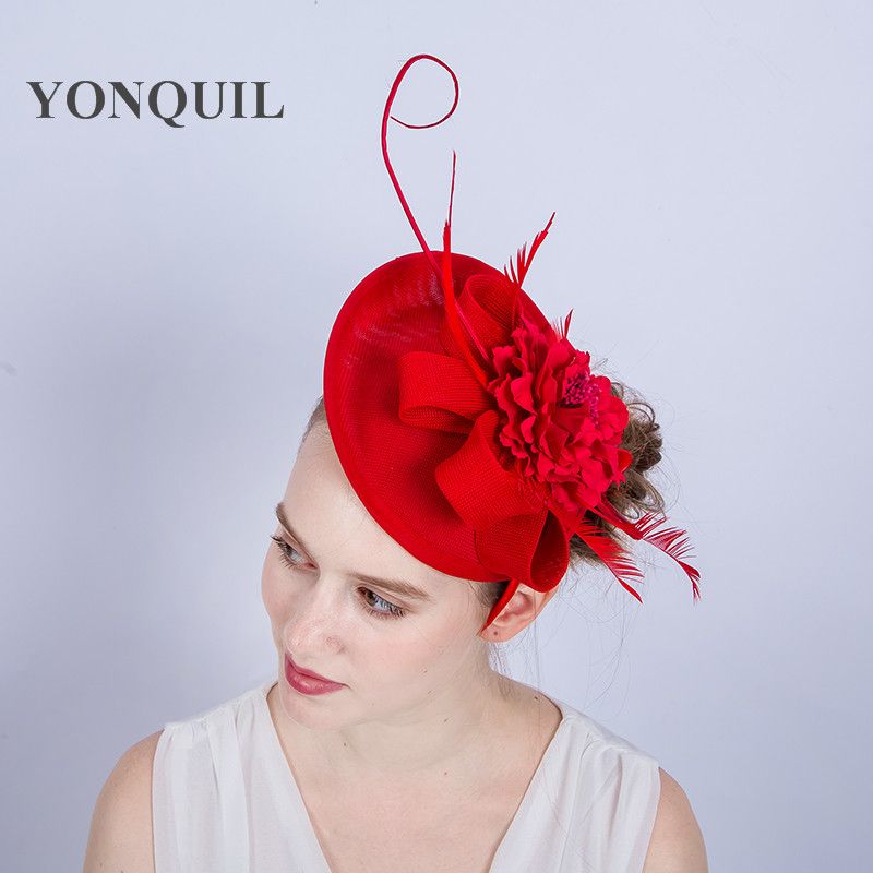 red ascot hat