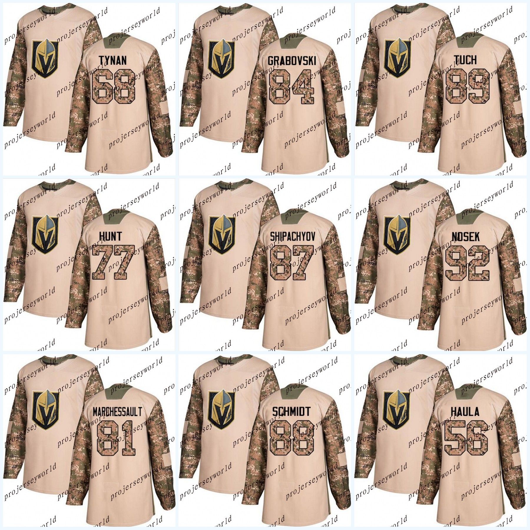 golden knights veterans day jersey