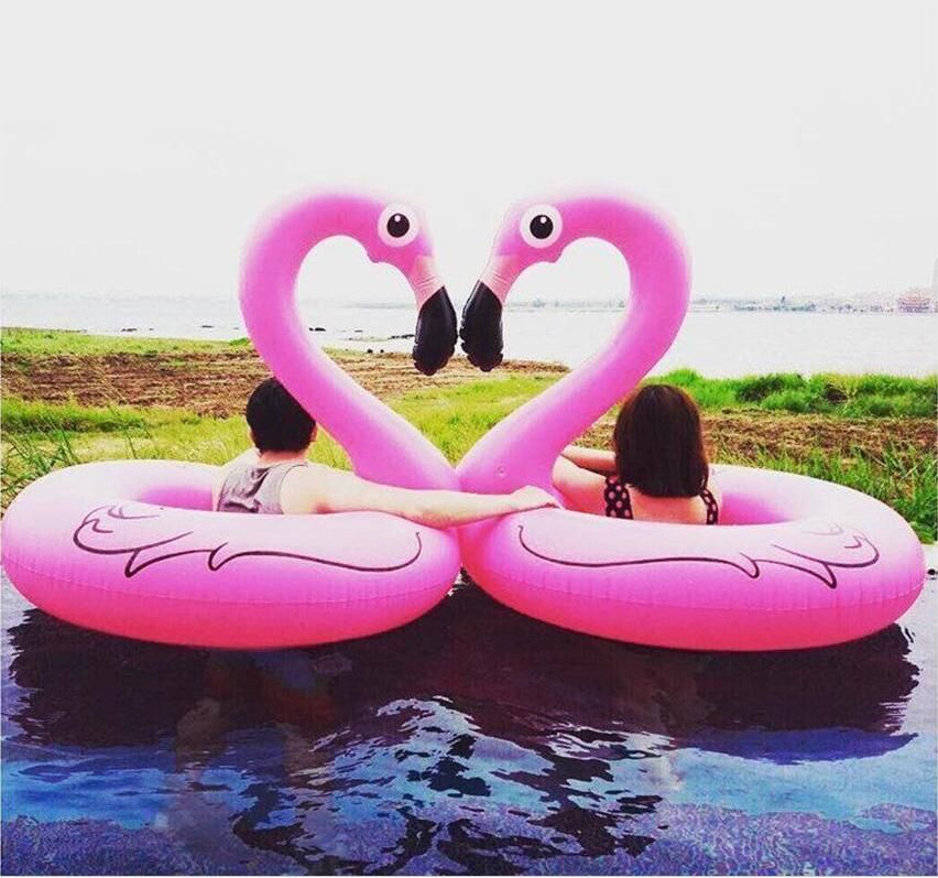 flamingo water float