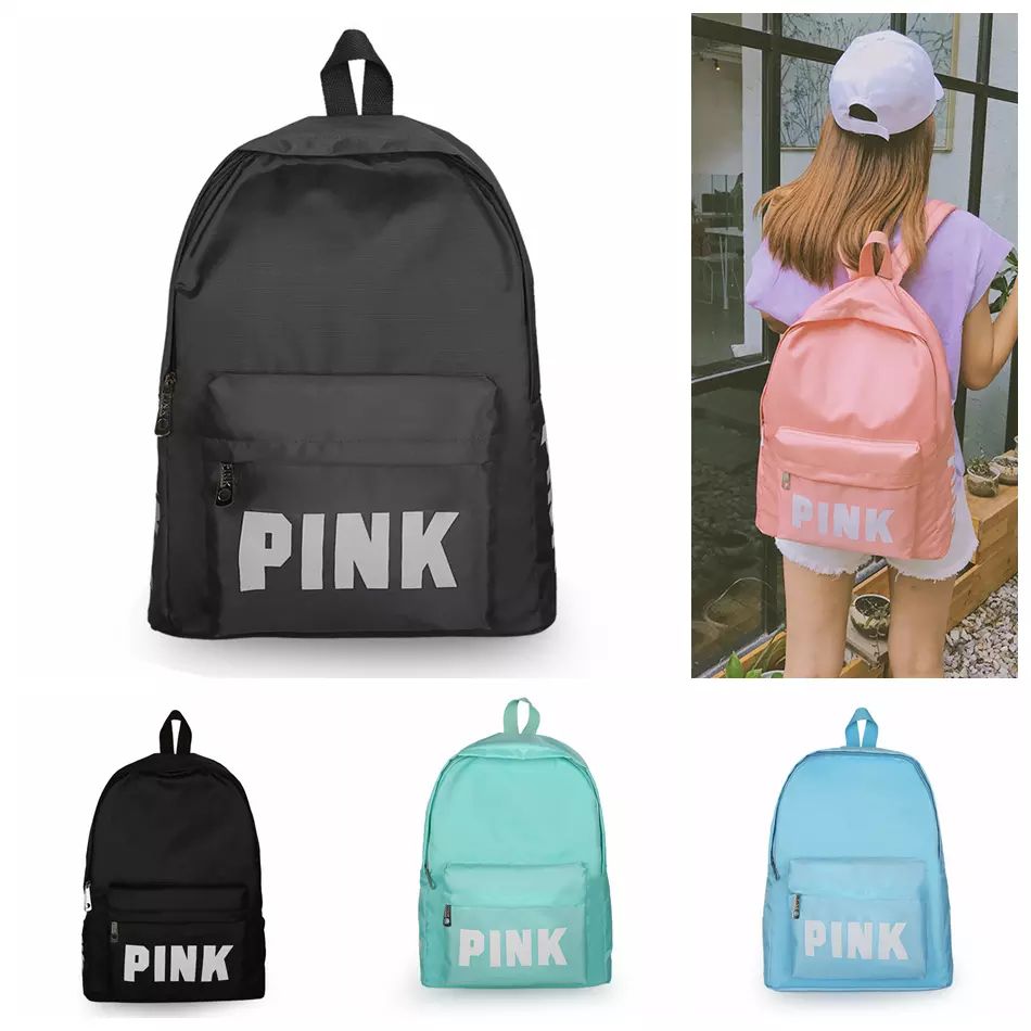name brand pink backpacks