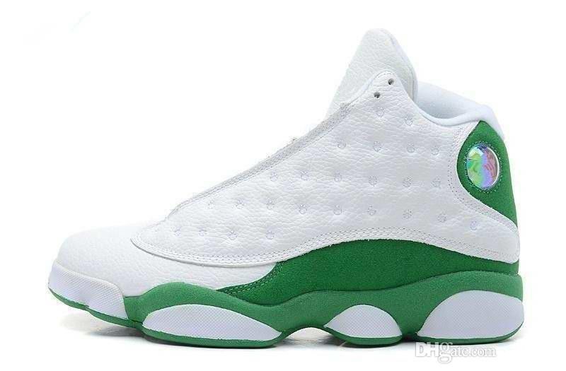 green and white basketball shoes