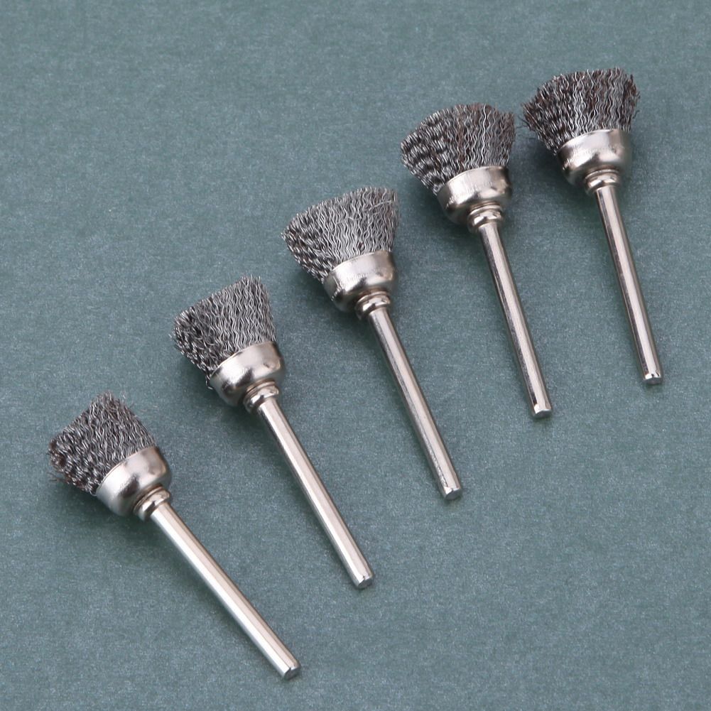 9 piezas Conjunto de Cepillo de Rueda de Alambre de Acero Accesorios para Herramienta Rotativa,Cepillo de Alambre,Conjunto de Cepillo de Rueda de Alambre de Acero Accesorios