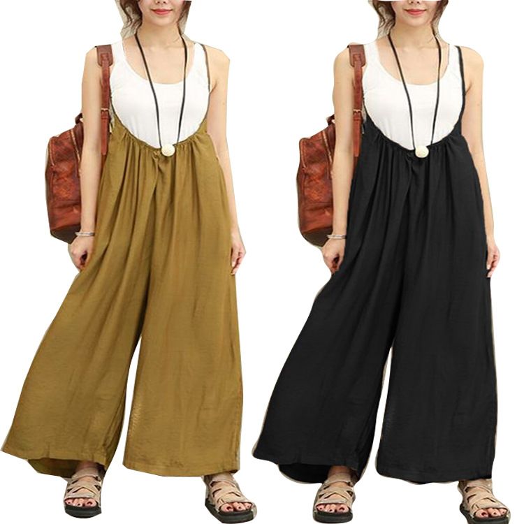 dungaree cotton dress