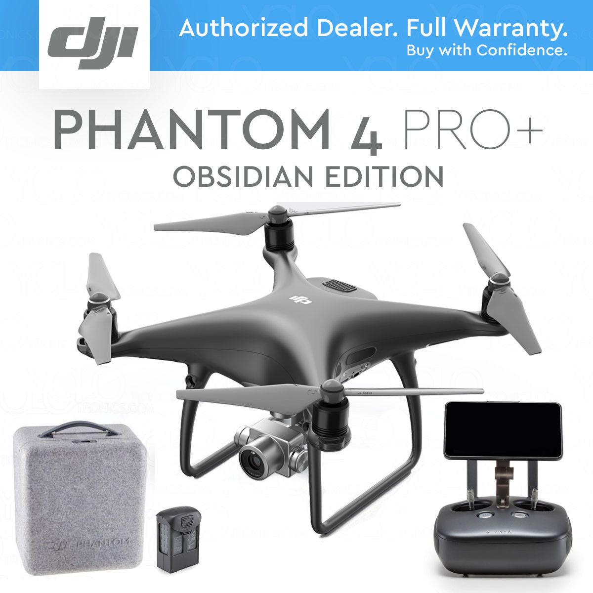 dji phantom 4 pro black