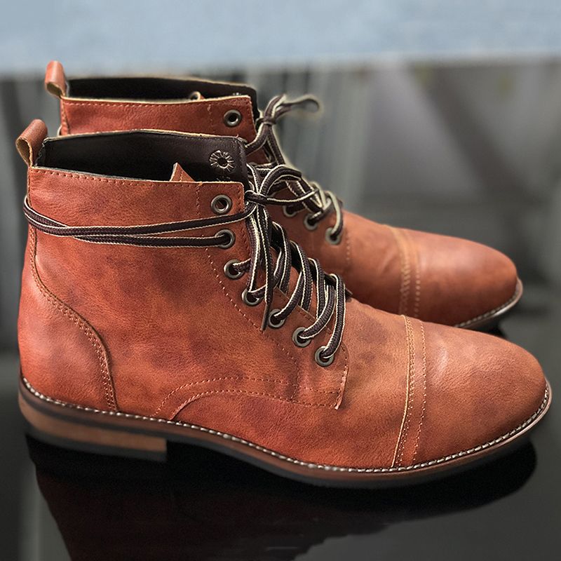 high cut lace up martin boots