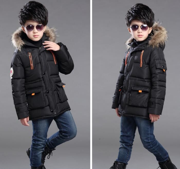 Venta al por mayor moda niño cálido niños ropa niños chaquetas capucha