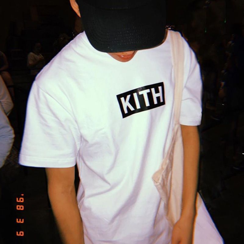 kith box logo shirt