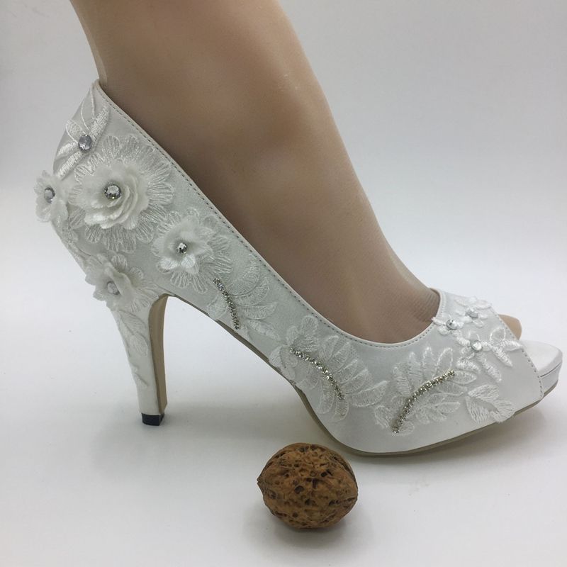 silver wide shoes wedding