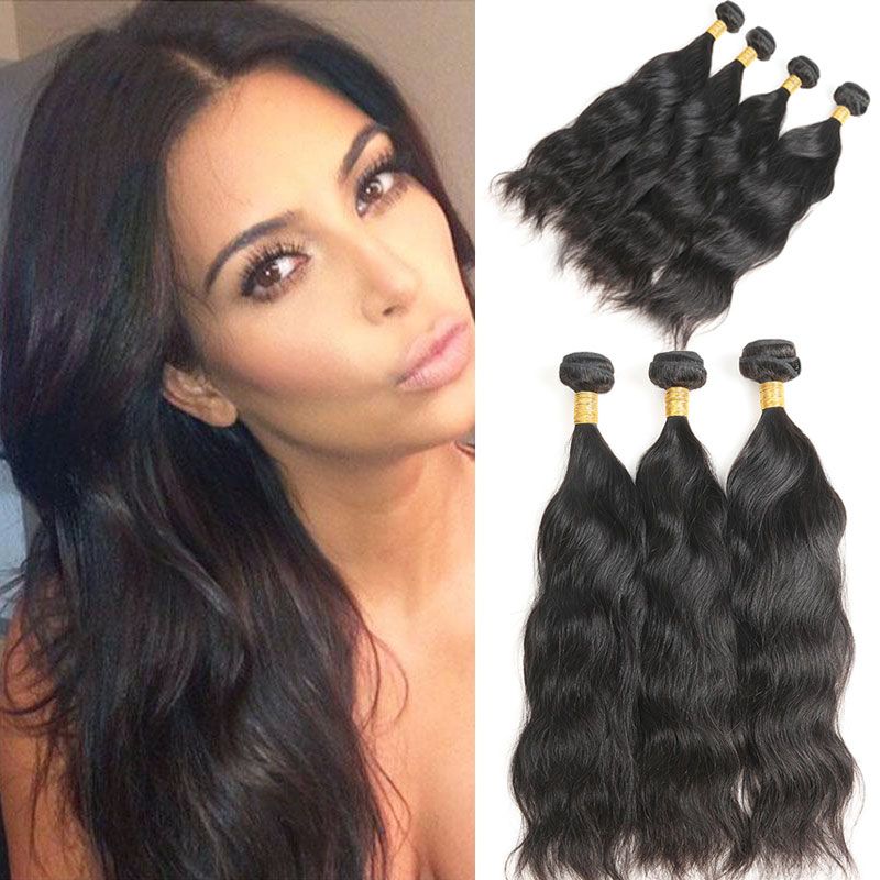 Brazilian Natural Wave Hair 4 Bundles Wet And Wavy Human Hair