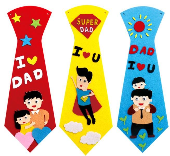 Creativo Niño Estudiante Bricolaje Cuello Corbata Padre Papá Cumpleaños  Regalos Hecho A Mano Corbatas Dibujos Animados Niños Fiesta Año Nuevo  Personalidad Corbata De 0,58 € | DHgate