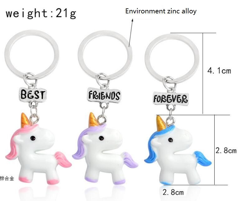 Cute Cartoon Best Friend Necklaces Jewelry Set Children Candy Unicorn Party Supplies Gifts for Girls Women Cute Cartoon Best Friend Necklaces Jewelry Set Children Candy Unicorn Party Supplies Gifts for Girls Women