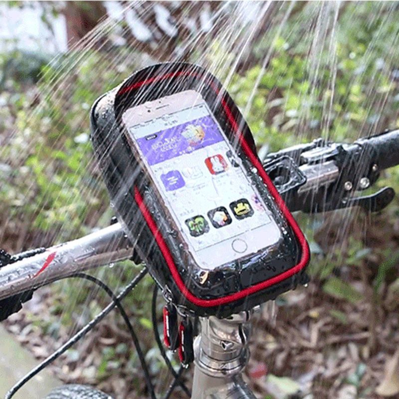 wallfire bike phone mount bag