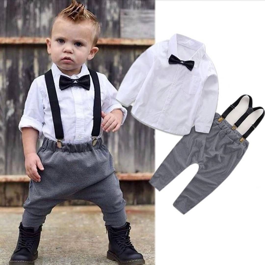 Acheter Bebe Garcon Vetements 18 Automne Printemps Nouveau Ne Bebe Definit Infantile Vetements Monsieur Costume Blanc Chemise Nœud Papillon Pantalon De Suspension Costumes 365 De 8 68 Du Star Emily Fr Dhgate Com