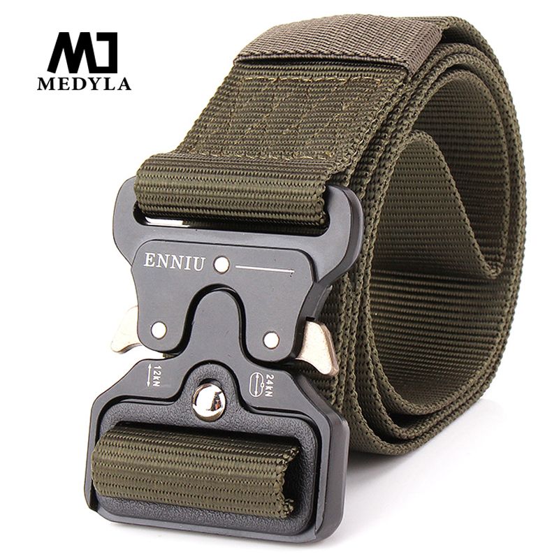 Men Army Tactical Belts Special Forces Swat Military Equipment Army Belt Soldier Combat Strap Waistband