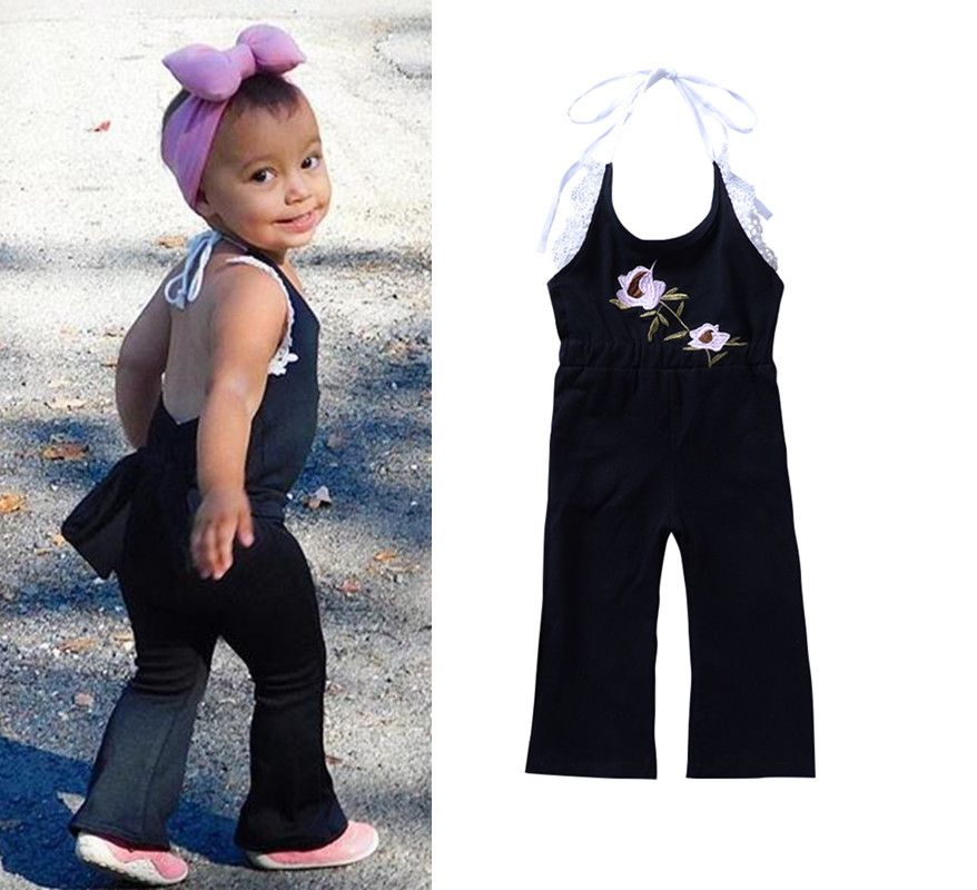 baby girl long pants romper