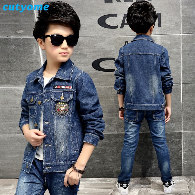 ripped jean jacket boys