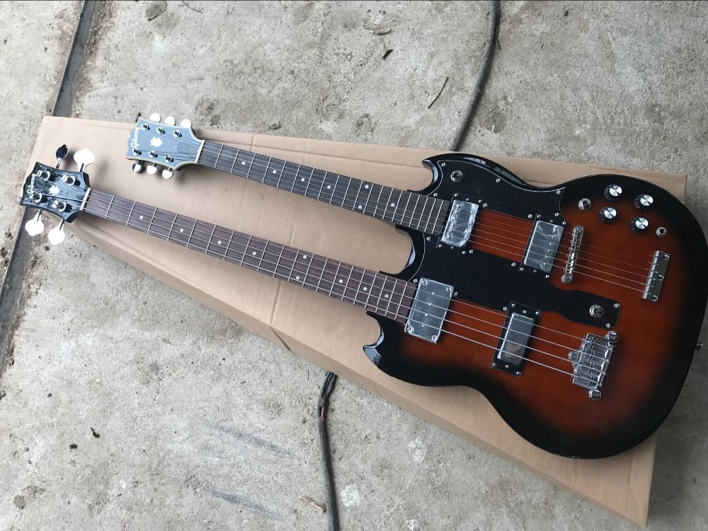 Compra Factoroy G Custom Shop Guitarra Eléctrica De Alta Calidad Con Doble  Mástil Y Tabaco Con 4 Cuerdas Y 6 Cuerdas, 17 18 Barato | Entrega Rápida Y  Calidad | Es.Dhgate
