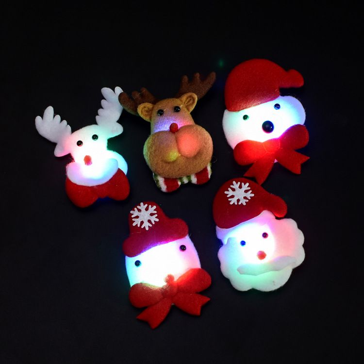 Broche luminoso (estilo Natal)