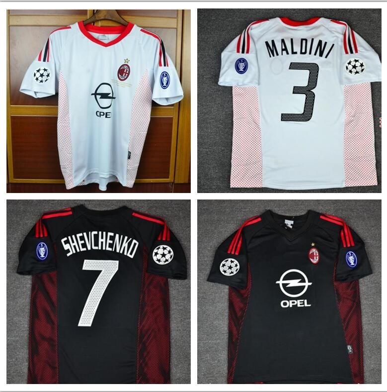 camiseta milan 2003