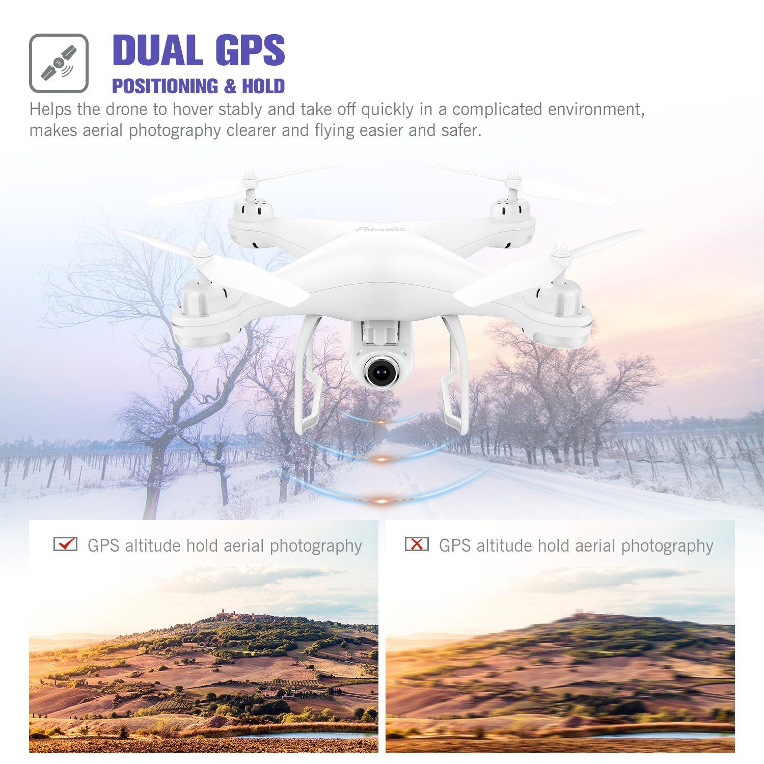 potensic drone gps t25