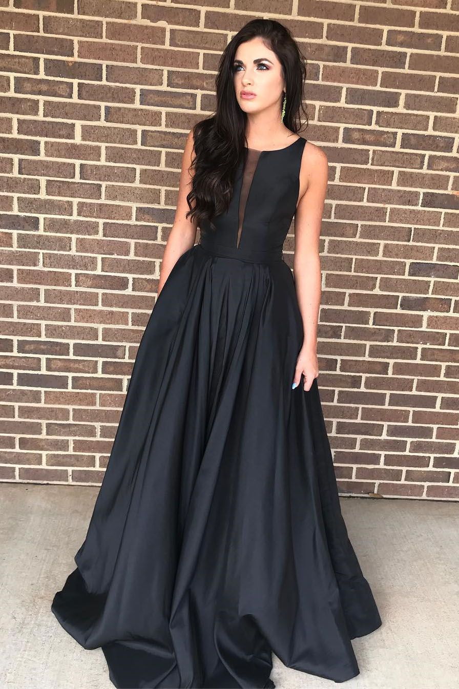 simple party gowns with sleeves