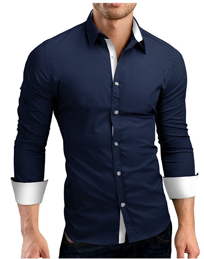 Camisa de la marca 2018 para hombre de alta calidad camisas de manga larga