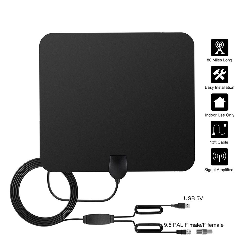 High Quality Slim Tv Antenna 50 Miles Long Receive Distance Atsc Tv Hd Digital Indoor Amplifier Dvb T2 Dtmb Digital Antenna Installation Tv Antenna Pole From Adapterlink 7 23 Dhgate Com