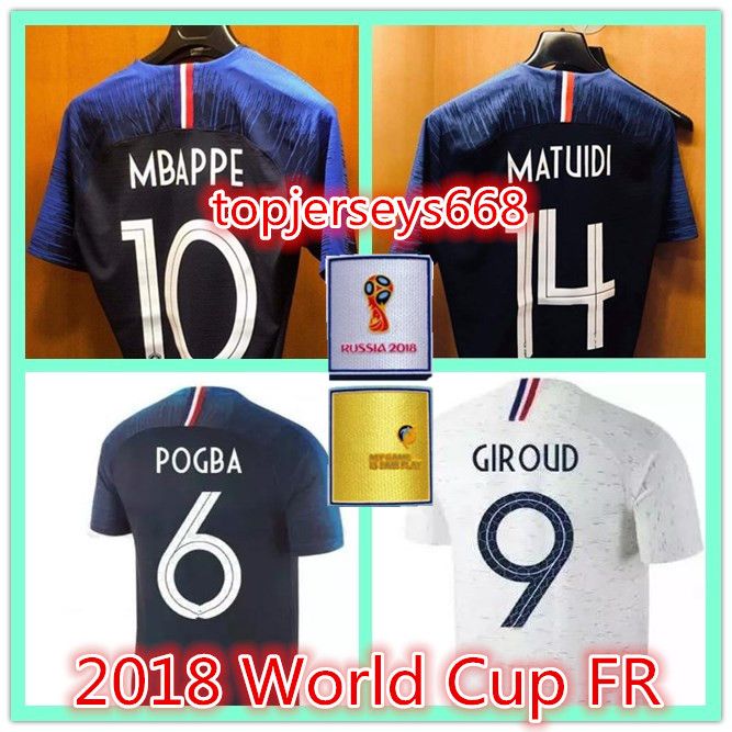 france jersey with world cup patch