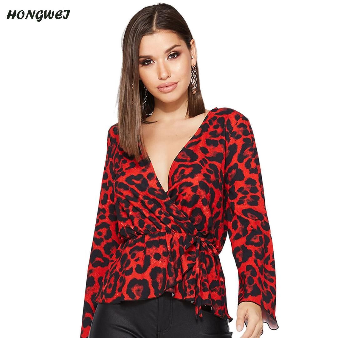 red leopard print shirts