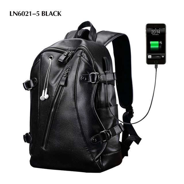 Fashion backpack female small waterproof backpack soft leather pu casual student bag backpack