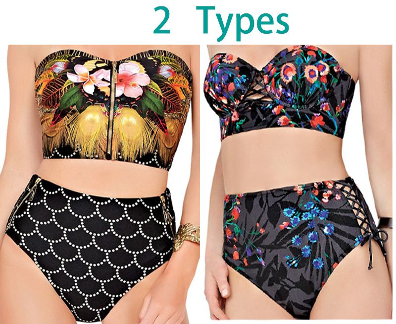 bustier bathing suit