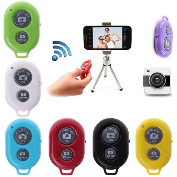 Wireless Bluetooth Camera Remote Control Self-timer Shutter iPhone GREEN