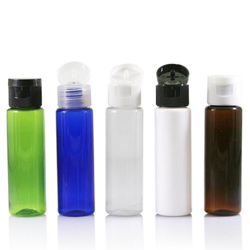 Wholesale 30ML Flip Lid Bottles PET Shampoo Bottle Small Sample Vials