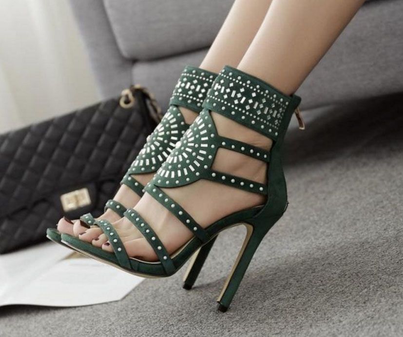 Acquistare Sandali Firmati Da Donna Sandali Aperti Con Tacco E Strass Tacco  Alto Sandali Con Tacco A Spillo Sandali Gladiatore Donna Economico |  Consegna Veloce E Qualità | It.Dhgate